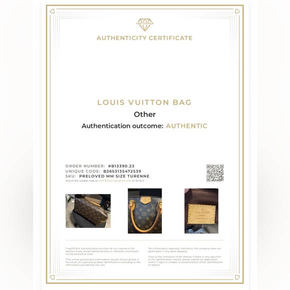 LOUIS VUITTON TURENNE MM MONOGRAM - Picture 11 of 11